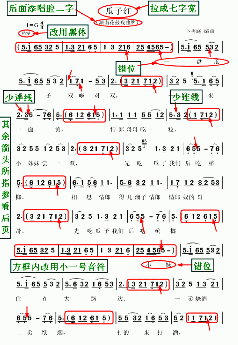 墙简谱 速求 谁有湖南花鼓戏西湖调的曲谱,麻烦传一个,感谢
